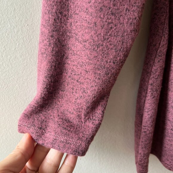 Dressbarn Sz S Front Side Knot Knit Blouse Pullover Shirt Top Stretch - Picture 4 of 5